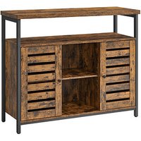 VASAGLE Sideboard, LSC79BX braun 100,0 x 35,0 x 81,5 cm von VASAGLE