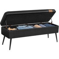 VASAGLE Sitzbank LOM074B01 schwarz Kunstleder 120,0 cm VASAGLE Sitzbank LOM074B01 schwarz Kunstleder 120,0 cm von VASAGLE