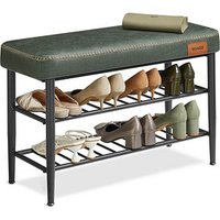 VASAGLE Sitzbank LSB054C01 waldgrün Kunstleder 80,0 cm VASAGLE Sitzbank LSB054C01 waldgrün Kunstleder 80,0 cm von VASAGLE