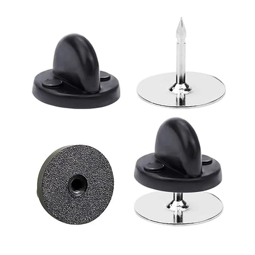 100 Stück schwarze Gummi-Anstecknadeln mit silbernen Blanko-Pins Set, Anstecknadel, Sicherheitsnadeln, Kappen-Ersatz für Brosche, Krawatte, Hut, Abzeichen, DIY, Basteln, Herstellung 100 Stück schwarze Gummi-Anstecknadeln mit silbernen Blanko-Pins Set, Anstecknadel, Sicherheitsnadeln, Kappen-Ersatz für Brosche, Krawatte, Hut, Abzeichen, DIY, Basteln, Herstellung von VASANA