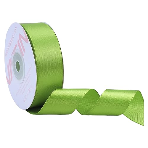VATIN 25 Meter Satinband Apfelgrün 25MM Einseitiges Farbband Schleifenband Band geschenkband Dekoband satinband VATIN 25 Meter Satinband Apfelgrün 25MM Einseitiges Farbband Schleifenband Band geschenkband Dekoband satinband von VATIN