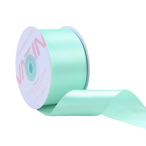 VATIN 25 Meter Satinband Minze 38MM Einseitiges Farbband Schleifenband Band geschenkband Dekoband satinband VATIN 25 Meter Satinband Minze 38MM Einseitiges Farbband Schleifenband Band geschenkband Dekoband satinband von VATIN