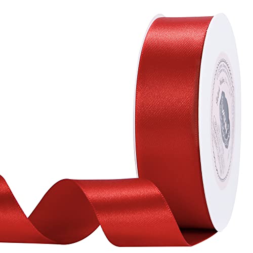 VATIN 25 Meter Satinband Rot 25MM Schleifenband Band geschenkband Dekoband satinband VATIN 25 Meter Satinband Rot 25MM Schleifenband Band geschenkband Dekoband satinband von VATIN