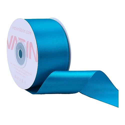 VATIN 25 Meter Satinband Türkis 38MM Einseitiges Farbband Schleifenband Band geschenkband Dekoband satinband VATIN 25 Meter Satinband Türkis 38MM Einseitiges Farbband Schleifenband Band geschenkband Dekoband satinband von VATIN