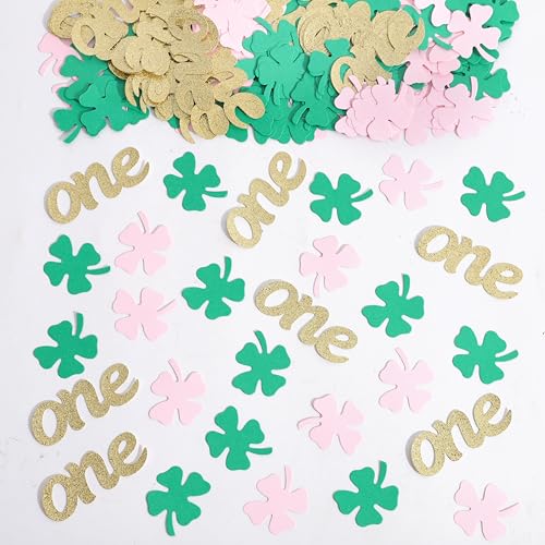 Tischkonfetti für den ersten Geburtstag des St. Patrick's Day – Partydekorationen zum 1. Geburtstag, Tischkonfetti, vierblättriges Kleeblatt-Geburtstagskonfetti, irisches Kleeblatt-Party-Dekor Tischkonfetti für den ersten Geburtstag des St. Patrick's Day – Partydekorationen zum 1. Geburtstag, Tischkonfetti, vierblättriges Kleeblatt-Geburtstagskonfetti, irisches Kleeblatt-Party-Dekor von VAVAYAO