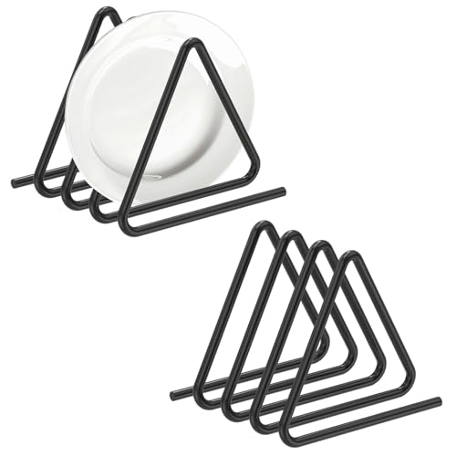 2 Stück Schneidebretthalter,Verstellbar Dreieckig Ausziehbar Schallplattenständer aus Beschichtetes Metall,Rostbeständig Ordner Organizer,Platz sparen,Sortierer für Bretter, Pfannen und Töpfe von VAVPUP
