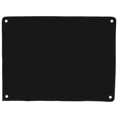 Faltbares Patch-Anzeigetafel,Schwarz Patch Wand, Tragbares Panel Halterbrett,Faltbarer Organizer,Praktischer Organizer für Dekorationszwecke(schwarz,60 * 45 cm) von VAVPUP