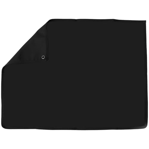Faltbares Patch-Anzeigetafel,Schwarz Patch Wand, Tragbares Panel Halterbrett,Faltbarer Organizer,Praktischer Organizer für Dekorationszwecke(schwarz,80 * 70CM) von VAVPUP