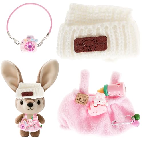 Generisch Puppenkleider Set,3-teilig Bezaubernde Puppenkleidung,Spielzeug Outfit Zubehör mit Flexibler Öffnung,Kreative Kleidung für 15-17cm Puppen,Geschenke für Kinder(Stil 3) von VAVPUP