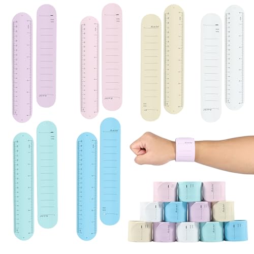 VAVPUP 12 Stück Memo Armbänder aus Silikon,To-Do-Liste,Schlagarmbänder, Wasserdicht,Löschbar Armband mit Skala,Tragbar Beschreibbar, Memo Armband für Arbeit,Tagesplaner,Studium,Aufgaben,Notizblock VAVPUP 12 Stück Memo Armbänder aus Silikon,To-Do-Liste,Schlagarmbänder, Wasserdicht,Löschbar Armband mit Skala,Tragbar Beschreibbar, Memo Armband für Arbeit,Tagesplaner,Studium,Aufgaben,Notizblock von VAVPUP