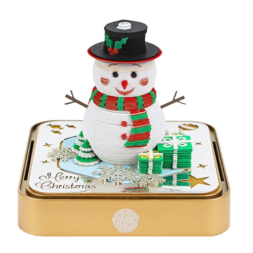 VBESTLIFE 3D -Kalender 2026, Snowman Time Stück Schreibtisch Kalender, Reißen Sie 3D -Memo -Pad, Papierskulptur Kreativer Notizblock für Geburtstags Weihnachtsgeschenke VBESTLIFE 3D -Kalender 2026, Snowman Time Stück Schreibtisch Kalender, Reißen Sie 3D -Memo -Pad, Papierskulptur Kreativer Notizblock für Geburtstags Weihnachtsgeschenke von VBESTLIFE