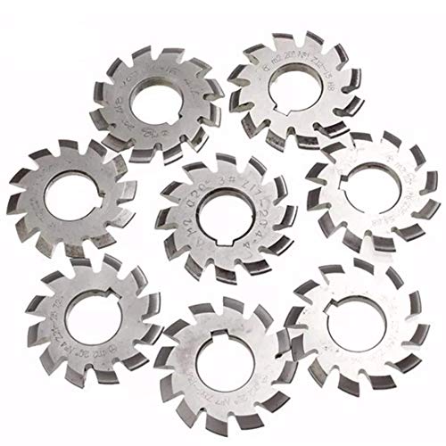 VBNCUUIOPO 8 Stück Durchmesser 22 mm Modul 2 20 Grad #1-8 M2 HSS Involute Zahnradfräser Elektrowerkzeuge VBNCUUIOPO 8 Stück Durchmesser 22 mm Modul 2 20 Grad #1-8 M2 HSS Involute Zahnradfräser Elektrowerkzeuge von VBNCUUIOPO