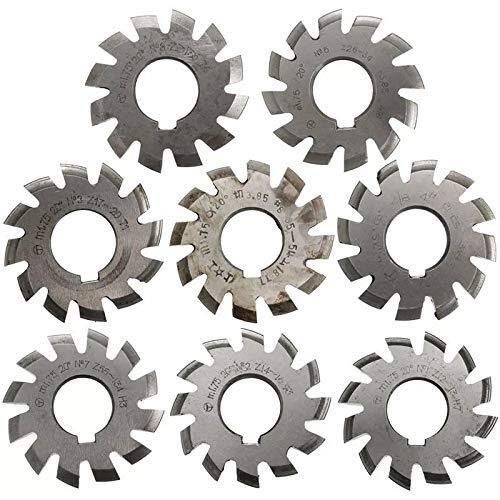 VBNCUUIOPO 8 Stück Modul 1,75 PA20 HSS #1-8 Involute Zahnradfräser Innenbohrung 22 mm Elektrowerkzeuge VBNCUUIOPO 8 Stück Modul 1,75 PA20 HSS #1-8 Involute Zahnradfräser Innenbohrung 22 mm Elektrowerkzeuge von VBNCUUIOPO