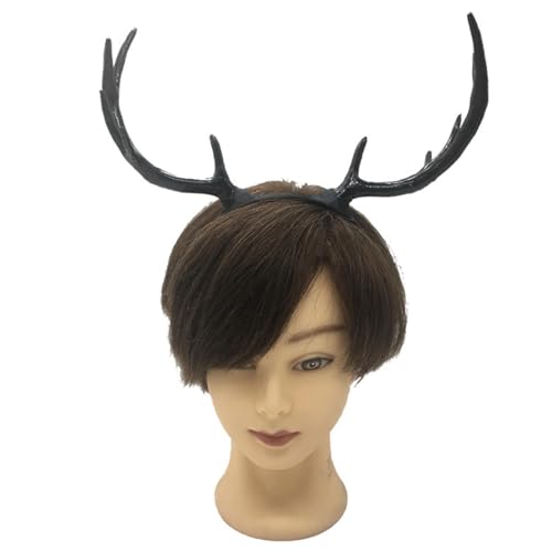 VBRYUAW 1 Stück Gothic Tier Schaf Teufel Hörner Stirnband Halloween Karneval Party Kostüm Requisiten Dämon Horn Kopfschmuck Cosplay Kopfbedeckung von VBRYUAW
