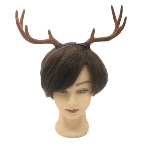 VBRYUAW 1 Stück Gothic Tier Schaf Teufel Hörner Stirnband Halloween Karneval Party Kostüm Requisiten Dämon Horn Kopfschmuck Cosplay Kopfbedeckung von VBRYUAW