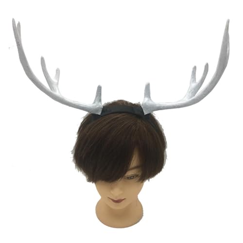 VBRYUAW 1 Stück Gothic Tier Schaf Teufel Hörner Stirnband Halloween Karneval Party Kostüm Requisiten Dämon Horn Kopfschmuck Cosplay Kopfbedeckung von VBRYUAW