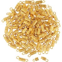 VBS Schraubverschlüsse "3,8 mm", 100 Stück - Goldfarben VBS Schraubverschlüsse "3,8 mm", 100 Stück - Goldfarben von VBS XXL
