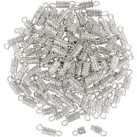 VBS Schraubverschlüsse "3,8 mm", 100 Stück - Silberfarben VBS Schraubverschlüsse "3,8 mm", 100 Stück - Silberfarben von VBS XXL