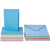 VBS Doppelkarten mit Umschlägen "Pastell", 50 Stück VBS Doppelkarten mit Umschlägen "Pastell", 50 Stück von VBS XXL
