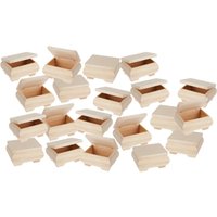 VBS Holzkästchen "Bauchig", 20 Stück von VBS XXL