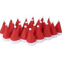 VBS Weihnachtsmützen für 8 cm Kopfdurchmesser, 24 Stück von VBS XXL