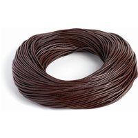 VBS Lederband, 50 m - Dunkelbraun von VBS XXL
