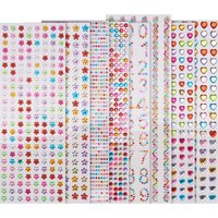 VBS Strassstein-Sticker "Bunt gemixt", 8 Karten von VBS XXL