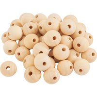 VBS Holzkugeln durchgebohrt - Ø 20 mm, 50 Stück von Beige