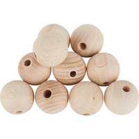 VBS Holzkugeln durchgebohrt "Ø 25 mm" - 10 Stück VBS Holzkugeln durchgebohrt "Ø 25 mm" - 10 Stück von VBS