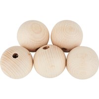 VBS Holzkugeln durchgebohrt "Ø 40 mm" - 5 Stück VBS Holzkugeln durchgebohrt "Ø 40 mm" - 5 Stück von VBS