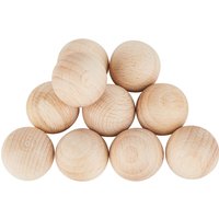 Holzkugeln ohne Bohrung, Ø 20 mm - 10 Stück Holzkugeln ohne Bohrung, Ø 20 mm - 10 Stück von Beige