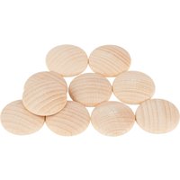 Holzplatinen, gewölbt - Ø 25 mm, 10 Stück von VBS