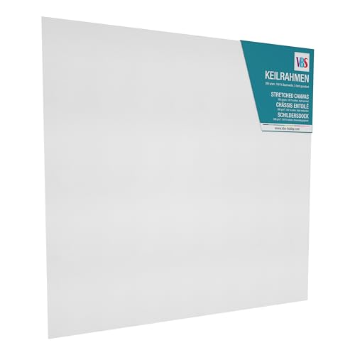 Leinwand auf Keilrahmen Künstlerbedarf doppelt grundiert 40x40cm 390g/qm VBS Leinwand auf Keilrahmen Künstlerbedarf doppelt grundiert 40x40cm 390g/qm VBS von VBS
