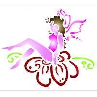Schablone "Blumenfee", DIN A5 von VBS