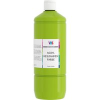 VBS Acryl-Keilrahmenfarbe, 1000 ml - Hellgrün von Grün