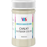 VBS Chalky Outdoor Color, 100ml - Cappuccino von Braun