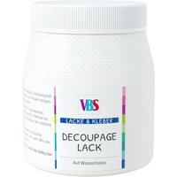 VBS Decoupage-Lack, "Glänzend" - 250 ml von Durchsichtig
