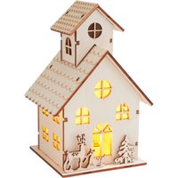 VBS Holzbausatz "Haus mit Turm", inkl. LED von VBS