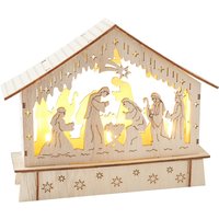 VBS Holzbausatz "Krippe mit LED" von VBS