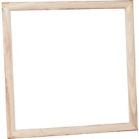 VBS Holzbilderrahmen für Keilrahmen - 30 x 30 cm von Beige