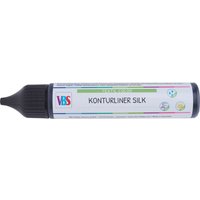 VBS Konturliner "Silk", 28 ml - Schwarz von Schwarz