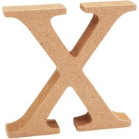VBS MDF Buchstaben - Buchstabe "X" VBS MDF Buchstaben - Buchstabe "X" von Braun
