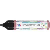 VBS Metallic Effekt Liner, 28 ml - Rot von Rot