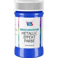 VBS Metallic Effektfarbe, 100 ml - Metallic-Blau von Blau
