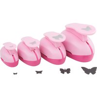 VBS Motivlocher "Schmetterling", 4er-Set von Pink