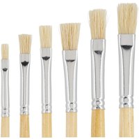 VBS Flachpinsel "NATURE", 6er-Set VBS Flachpinsel "NATURE", 6er-Set von Beige