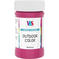 VBS Outdoor Color, 100ml - Karminrot von Rot