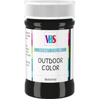 VBS Outdoor Color, 100ml - Schwarz von Schwarz
