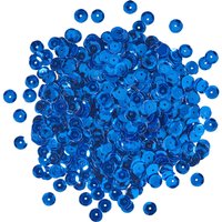 Pailletten gewölbt, Metallic - Dunkelblau-Metallic von Meyco