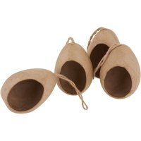 VBS Pappmaché Eier mit Öffnung von VBS